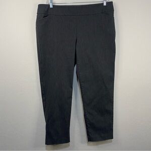 TERRA & SKY Straight Ankle Pants Stretch Trousers Business Office Size 1X Petite